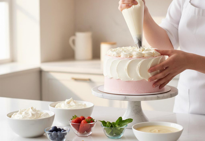 خامه برای تزیین کیک