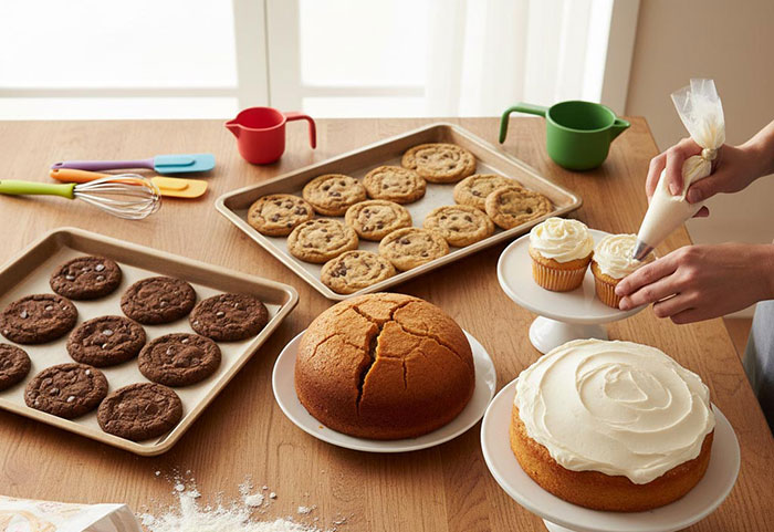 اشتباهات رایج شیرینی پزی